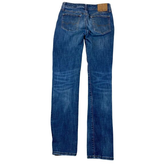 American Eagle Outfitters Mens Jeans 30x34 Relaxed Fit Mid-Rise Blue Denim Casua - Picture 2 of 16